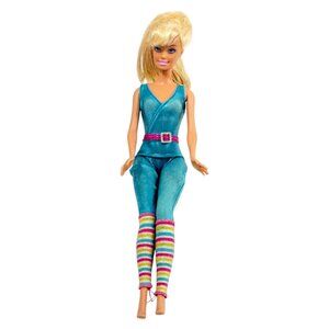 Vintage Toy Story 3 Barbie Excercise Blonde Hair 11 in Fashion Doll 1999